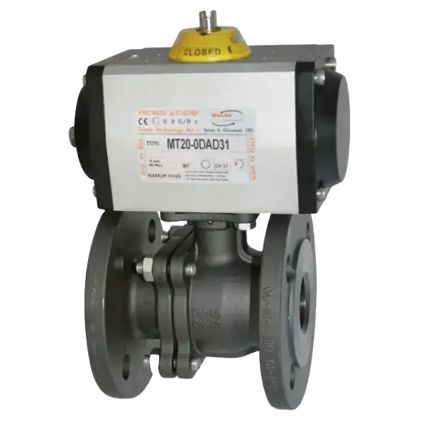 Actuated Flanged Ball Valve Actuated Flanged Ball Valve